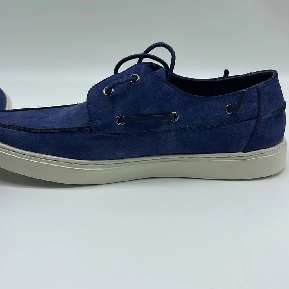 Kenneth Cole REACTION Men's Indy Boat Shoe, Navy,